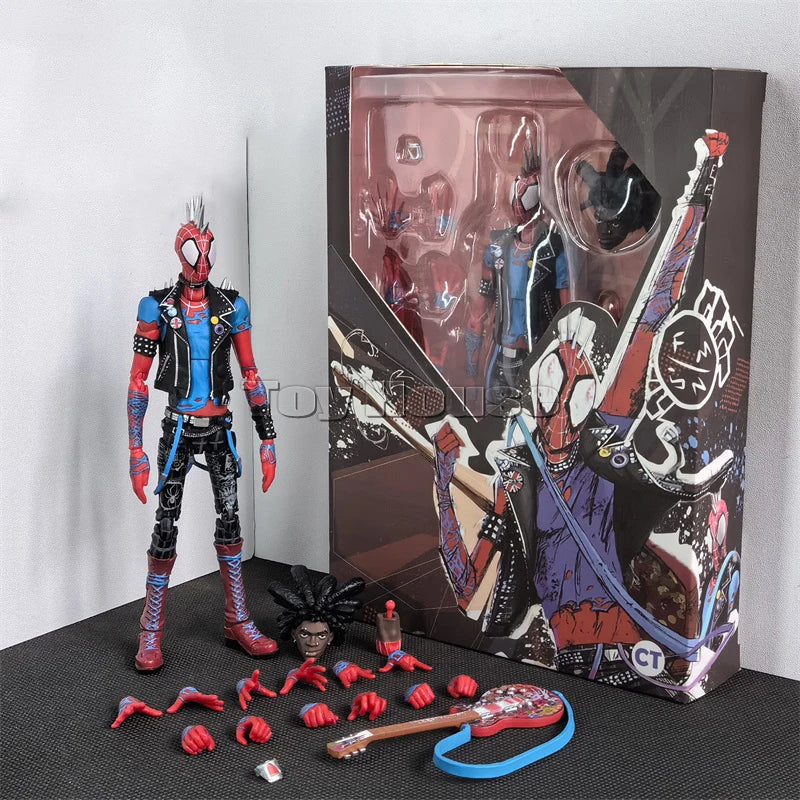New Ct Toys Spiderman Mafex 001 Peter Parker Andrew Garfield The Amazing Spider-Man Shf Anime Action Figure Figurine Model Toys