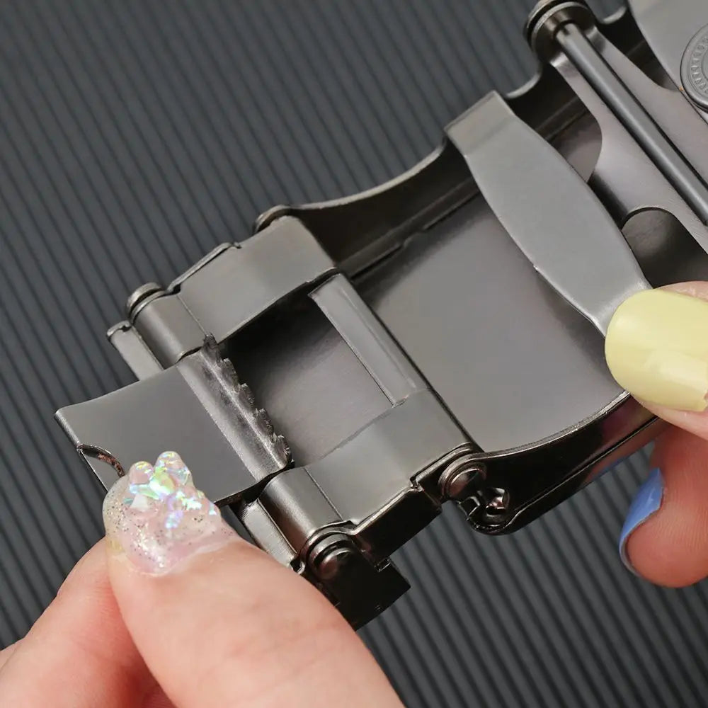 Automatic Buckle Belt Buckle Men's Belt Replacement Buckle Accessory for 3.2cm-3.5cm Width Automatic Belt