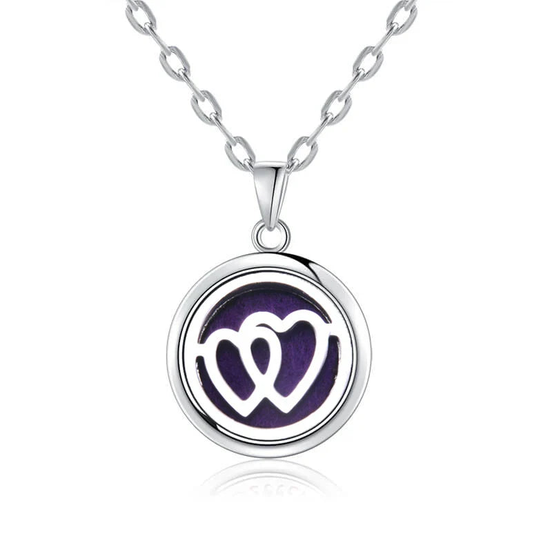 New Tree Of Life Aromatherapy Necklace Stainless Steel Essential Oil Diffuser Amulet Perfume Locket Pendant Women Jewelry Gift