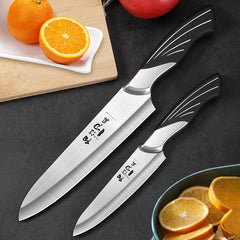 steel handle Chef's knife, Sushi non-stick salmon knife Sharp multi-purpose fruit