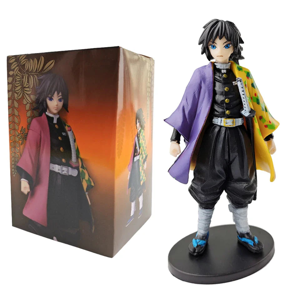 16cm Anime Demon Slayer Kimetsu no Yaiba Figure Kamado Tanjirou Action Figure Agatsuma Zenitsu Nezuko Warrior PVC Doll Model Toy