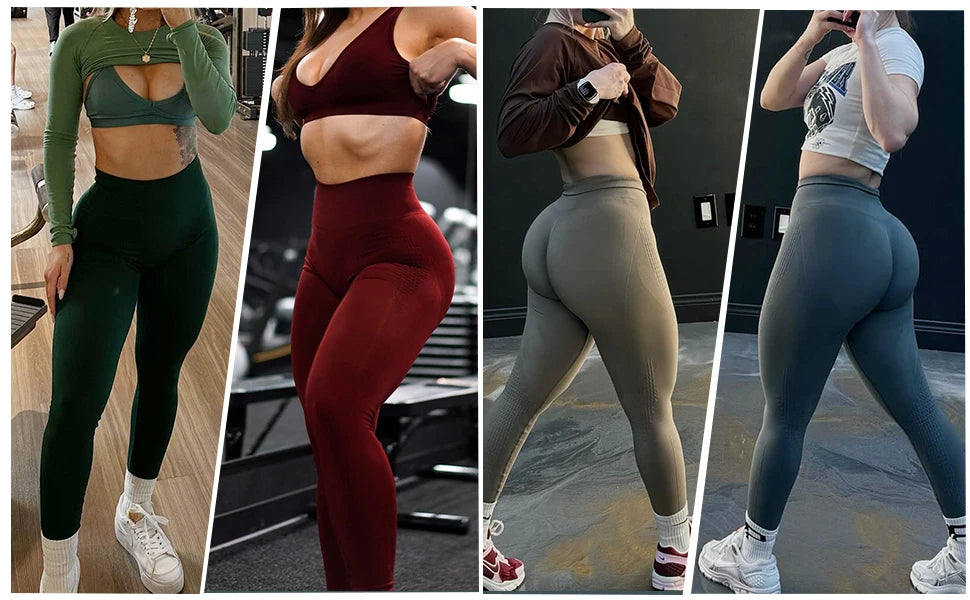 Contour Seamless Leggings Women Scrunch Butt Gym Leggings Yoga Clothing