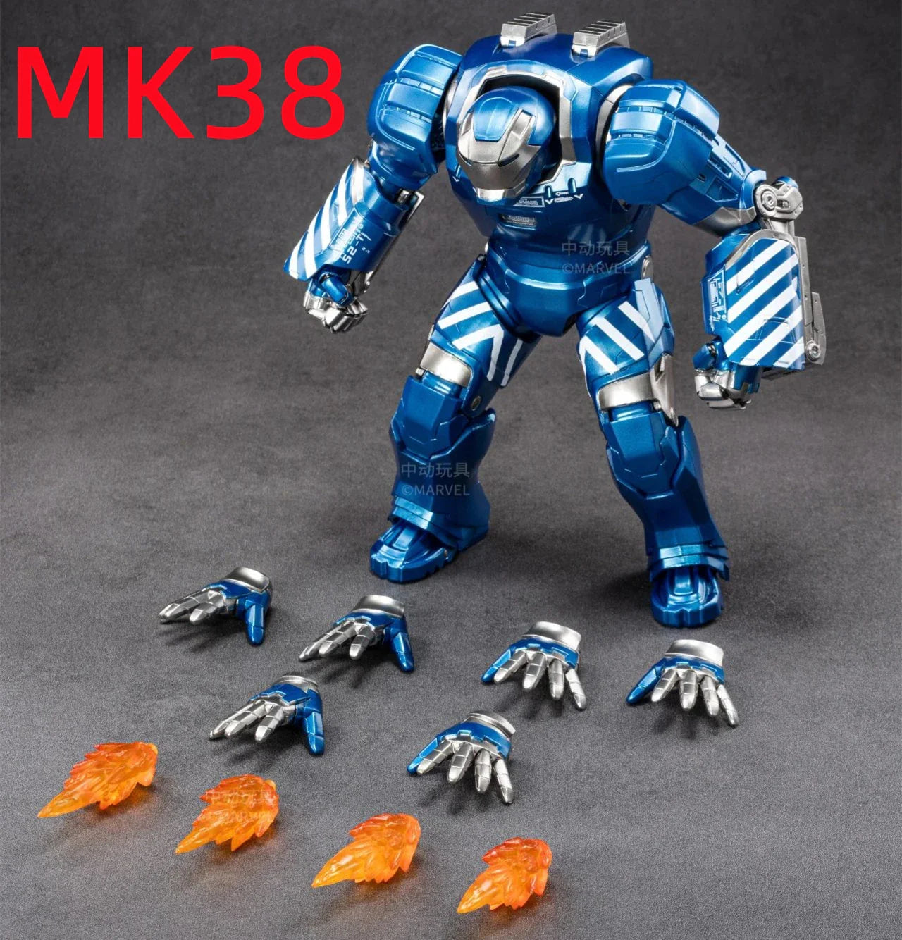 ZD Toys Iron Man MK35 Red Snapper Action Figure Iron Man Mk41 Mk47 Tank MK24 MK22 1/10 Scale Iron Man Collections Gift