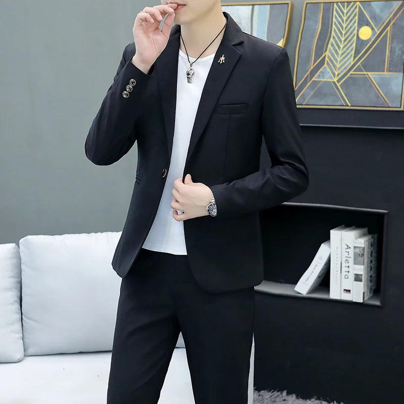 Tuxedo for Mens: Men's British Style High-end Simple Elegant