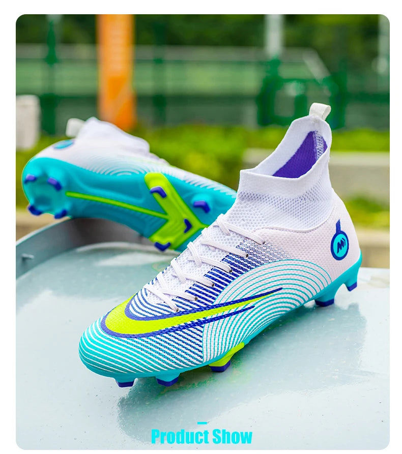 Soccer Shoes Society TF/FG Athletic Shoe Cleats Football Man Genuine Soccer Shoe
