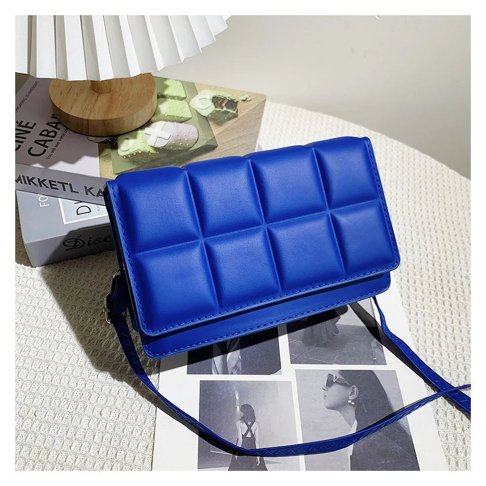 Ladies Bags Network Red Checkered Bag Women's Style Fashion Style One Shoulder