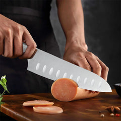 7-inch Professional Japanese Santoku Knife High Carbon German 1.4116 Steel