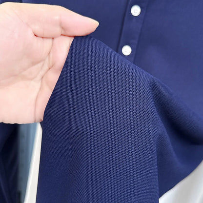 Premium Brand Quality Men's Polo Shirt Autumn Fashion Cartoon Embroid Long Sleeve Exquisite Lapel T-Shirt Business Menswear Top