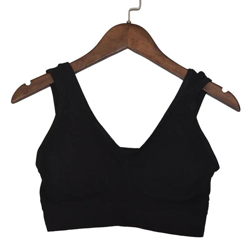 Women Sport Bra Fitness Yoga Running Vest Underwear Padded Crop Tops