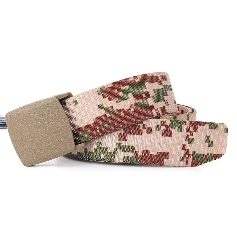 110/120/130/140/150/160/170cm Camo  - Belts Casual Jeans Accessories Branded Sports Outdoor Belts for Men Women