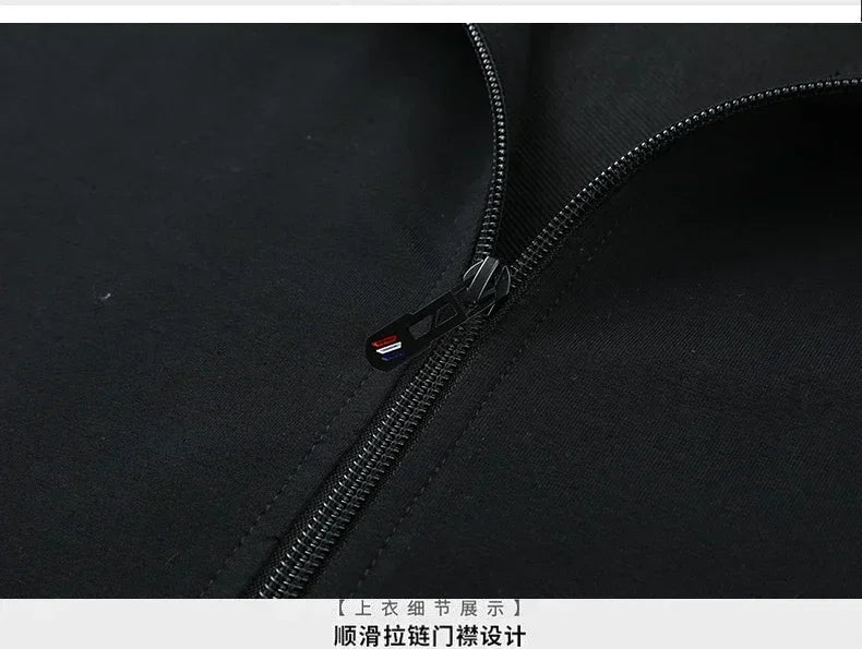 Men's Cotton Sportswear Set Brand Tracksuits Two Pieces Sets Homme Clothes Hoodies+Pants Suit Male Streetswear Hoodie Jackets