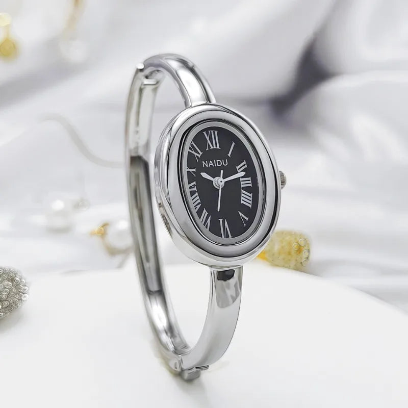 Brand Quartz Watch for Women Luxury Gift Girl Wristwatches Ladies Bracelet Wristwatches Stainless Steel Strap Small Dial Watch