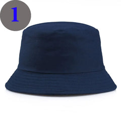 Unisexe Reversible Bucket Hats Man Women Cotton Fisherman Cap Girl Boy Daily