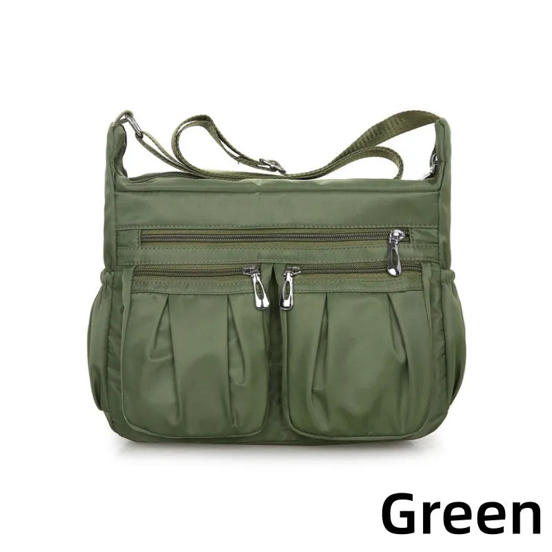 Casual Women Shoulder Messenger Bag Oxford Waterproof Zipper Handbags