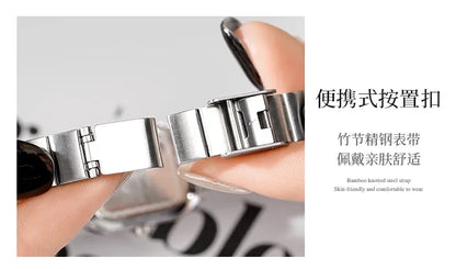 Dropshipping Luxury Women Quartz Watch Casual Fashion  Stainless Steel Strap Wristwatch Relojes Para Mujer Ladies Gifts