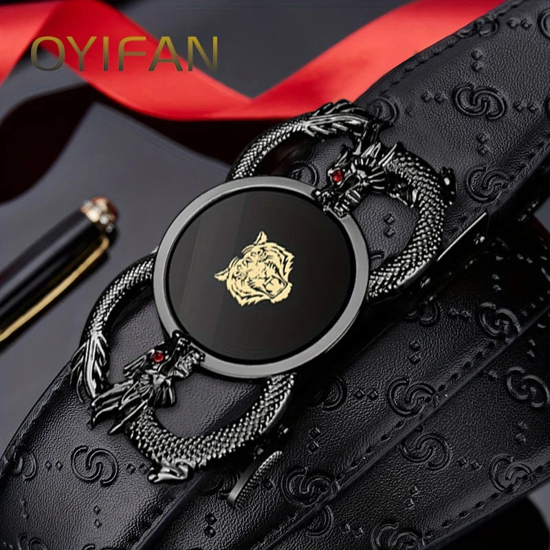Fashion designer belt, high-quality genuine durable belt, men's belt, business belt, automatic buckle belt
