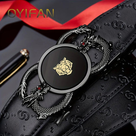 Fashion designer belt, high-quality genuine durable belt, men's belt, business belt, automatic buckle belt