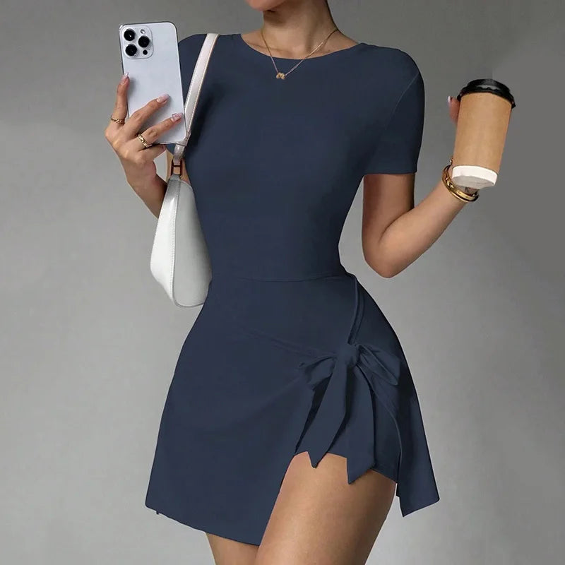 Cloud Hide SEXY Tennis Skirts Sports Dress Golf Gym Yoga Dresses Women Girl Running Workout Long Skirt Fitness One Piece Dress