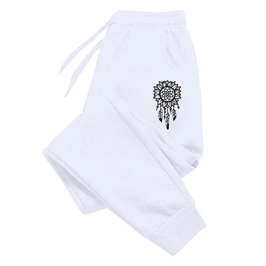 Women's Casual Pants Sports Sweatpants Tapered Jogging Pants Fashionable Print