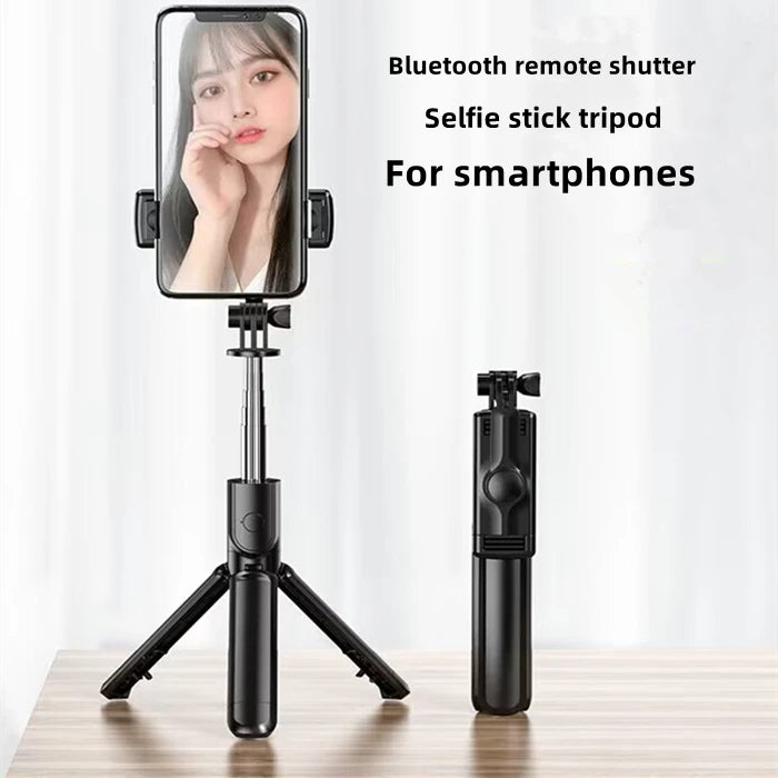 Wireless Bluetooth Selfie Stick Tripod With Remote Shutter Foldable Phone