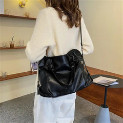 Classy Soft Leather Large Women's Bags High Capacity Shoulder Bag