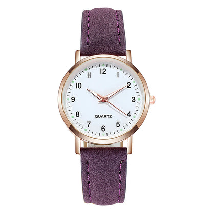 Reloj Mujer Fashion Watch For Women Leather Belt Watches Ladies Luxury Analog Quartz Luminous Wristwatch Clock Relogio Feminino