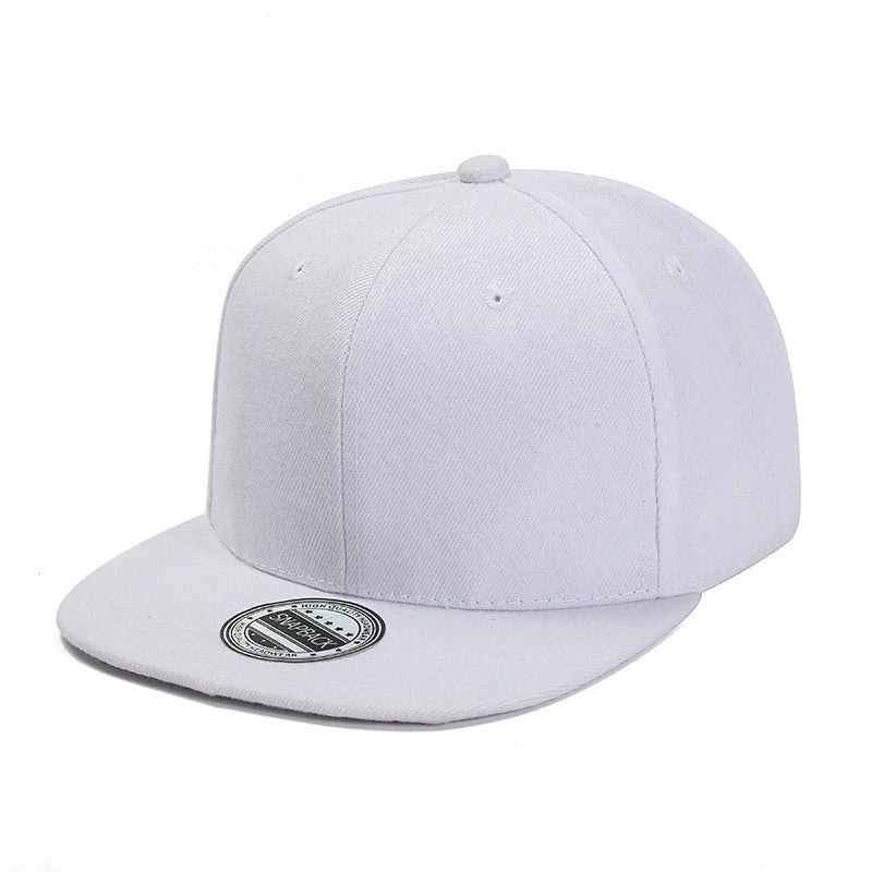 Color-Blocked Flat-Brim Baseball Cap Versatile  Sunshade and Sun Protection Hat Outdoor Fashion Unisex Street Hip-Hop Hat