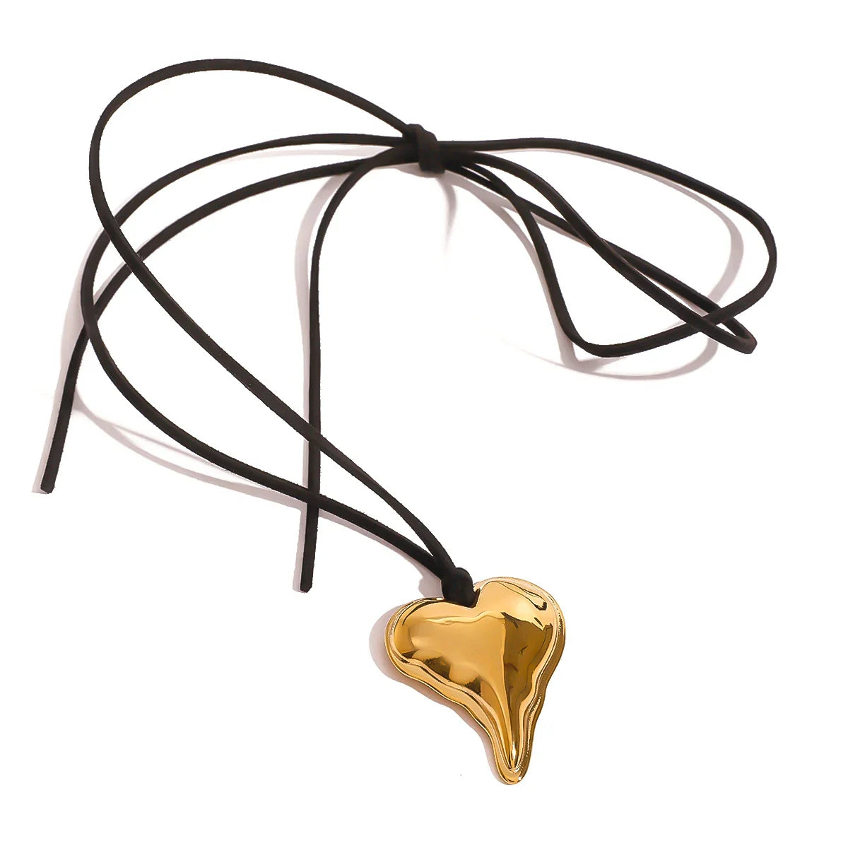 Uworld Waterproof Stainless Steel Micro Trend Cord Necklaces Women Statement Metal 18K Gold Plated Trendy 2024 Jewelry collares