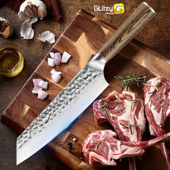 Kitchen Knife Stainless Steel Japanese Chef Knife Full Tang Forged Cleaver Butcher Knife