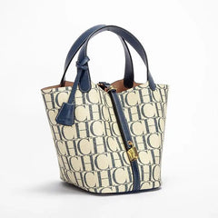 Luxury Brand Fashion Women's Handbag PVC Jacquard Texture Women