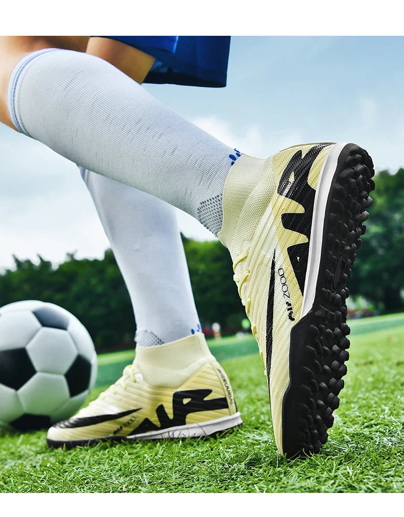 Men Soccer Shoes Grass Society Training Football Boots Cleats