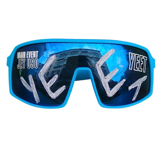 Jey Uso YEET Sunglasses Sports Shades MAIN EVENT Blue Glasses Bloodline USOS RARE colors  Motorcycle glasses