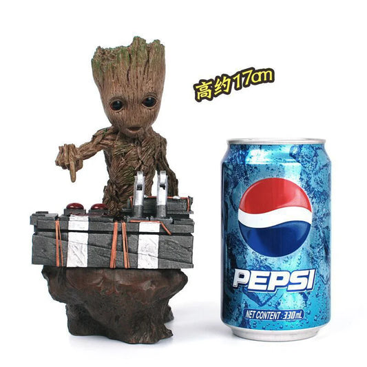 Marvel Guardians Of The Galaxy Groot Statue Model Avengers Cute Baby Tree Man Pvc Anime Action Figure Toys Collection Kids Gift