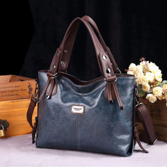 Fashion Large Capacity Commuter Ladies Tote Bag Retro Casual Girls Single Shoulder