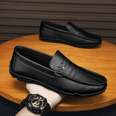 White Black Leather Men Casual Shoes Formal Dress Shoes Designer Men