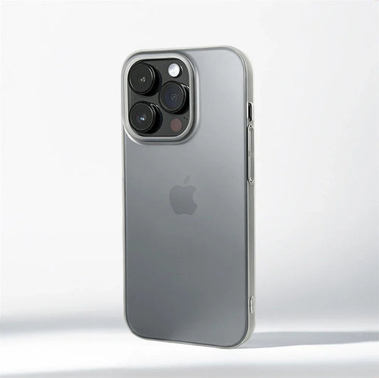 0.7 MM Ultra Thin Sand Blasting Frosted Matte Hard PC Case For iPhone 17 16 Pro Max 15 14 Plus 13 12 Simple Transparent HD Cover