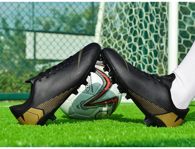 Soccer Shoes Society Grass Indoor Sports Fast Football Field Boots Futsal Non Slip