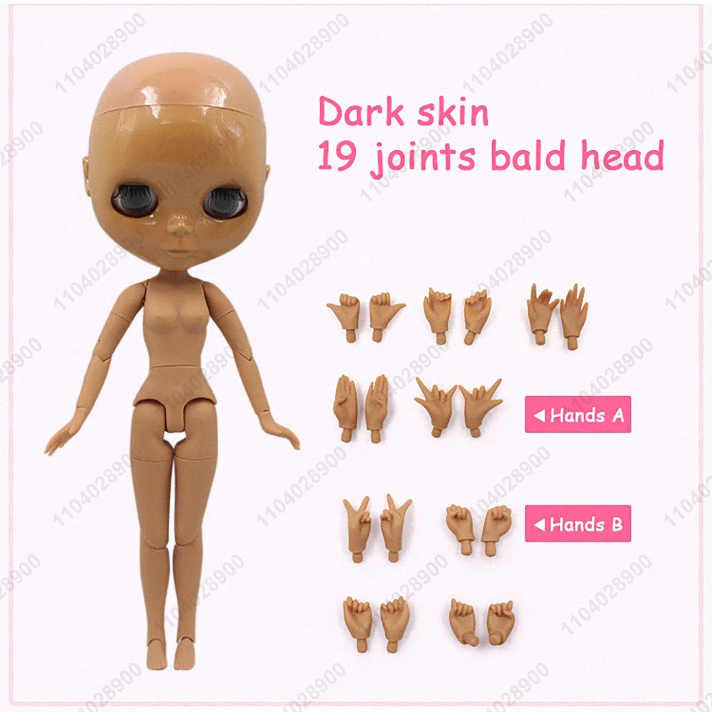 ICY DBS Blyth Doll 19 Joints 1/6 Body 30CM BJD Doll Body No Wig Bald Head No Make-up Practice For Beginner DIY Costume Doll Gift
