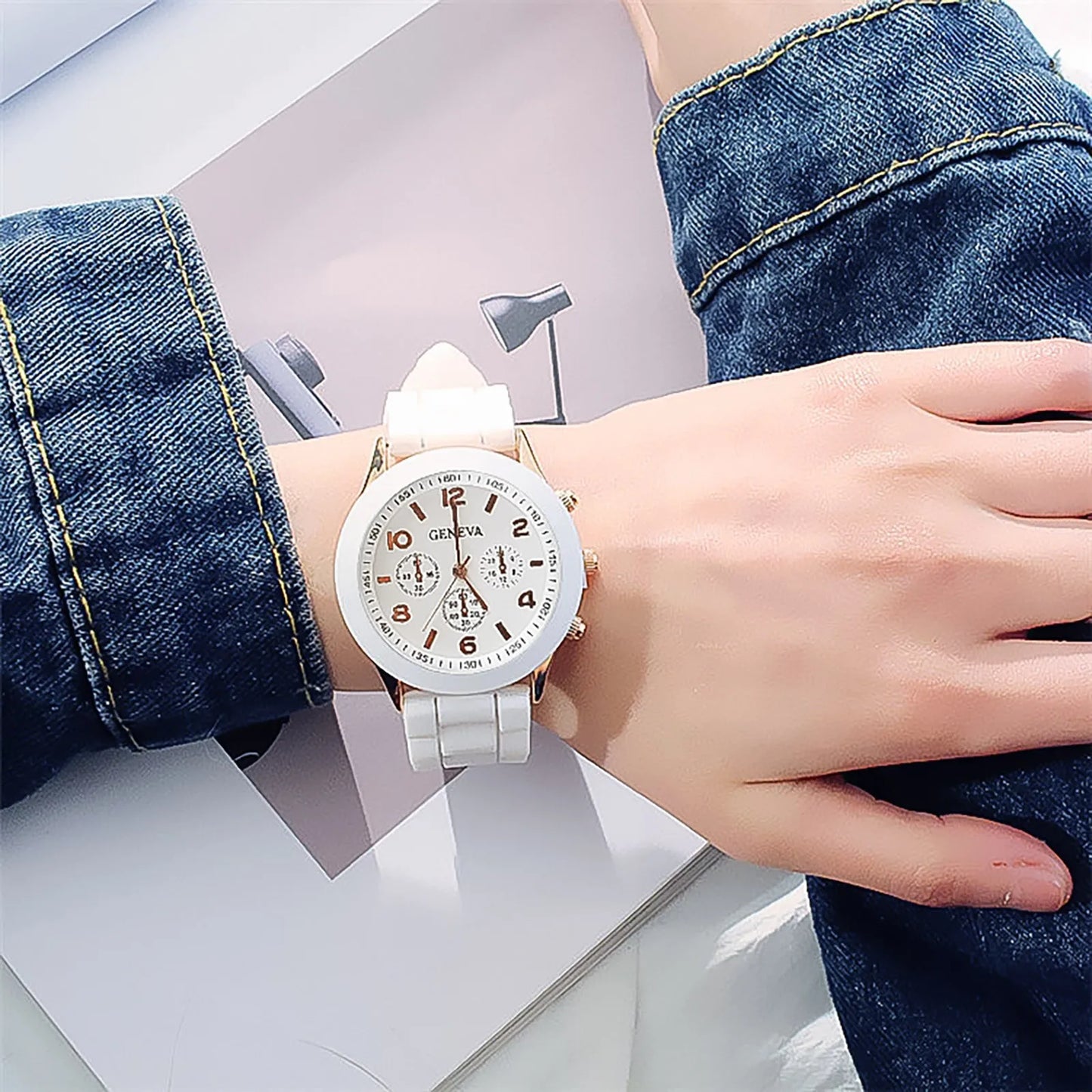 Fashion Women Watches White Silicone Jelly Quartz Watch Ladies Dress Wristwatch Gifts for Girls Relogio Feminino Reloj Mujer