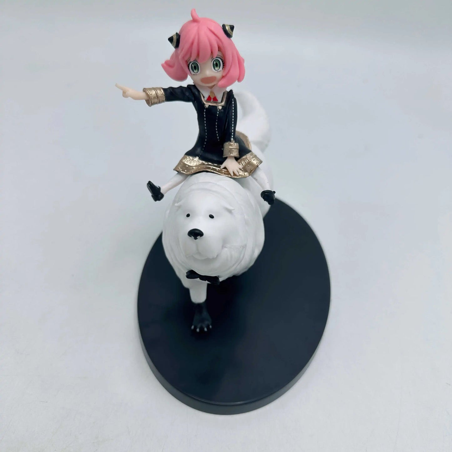 SPY×FAMILY Anya Forger Bond Forger riding posture Anime Action Figure Toys 14CM