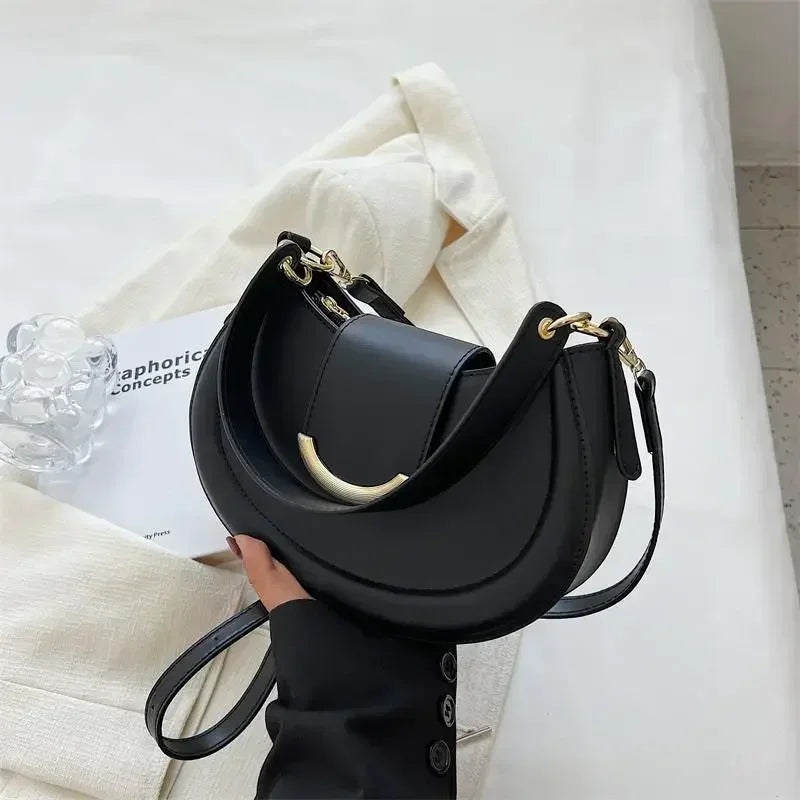 Armpit Shoulder Side Bags for Women Designer Trend Leather Small Underarm