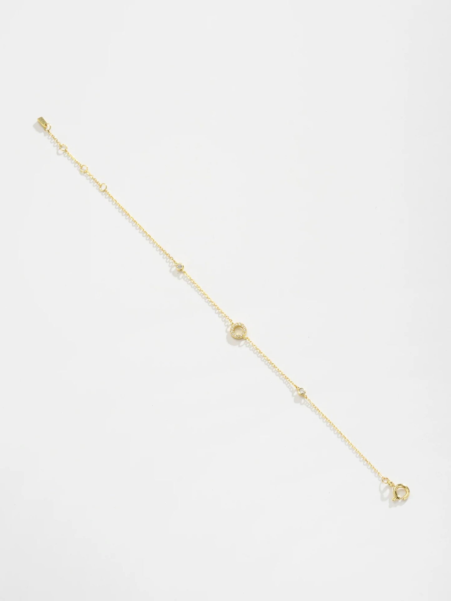 VEWANT 925 Sterling Silver Monogram Letter A - Z Initial Charm Chain Bracelet Luxury Wedding CrystalFine Jewelry