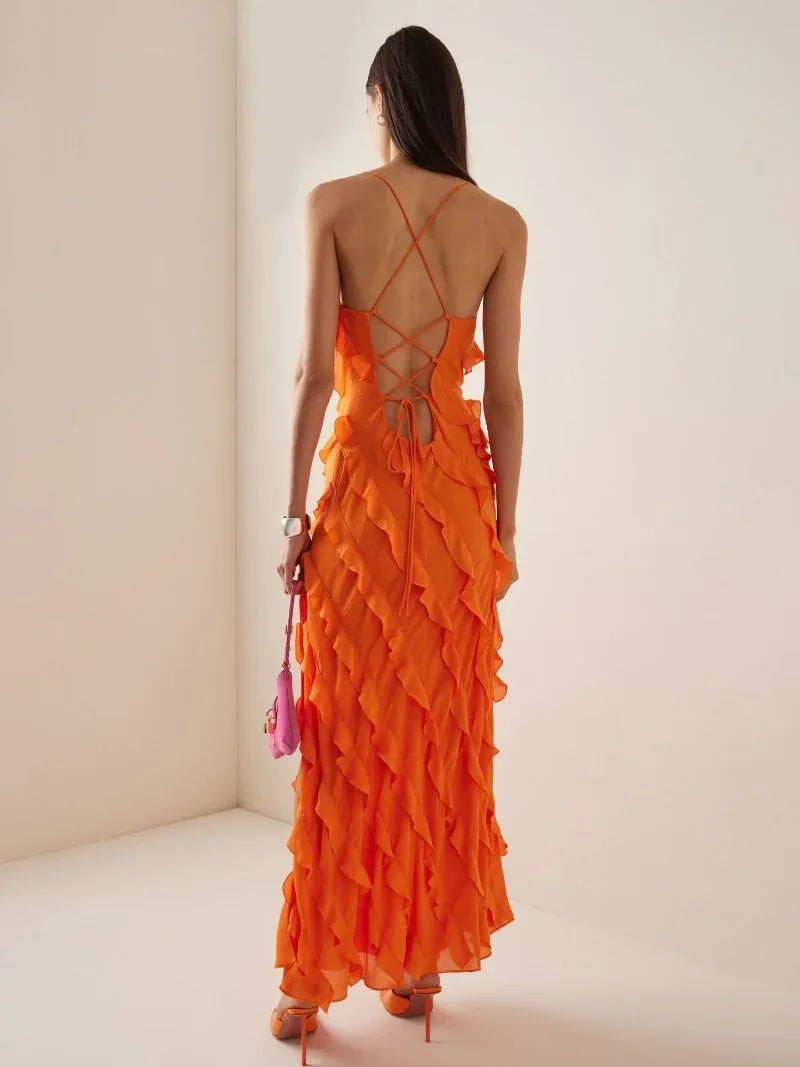 Evening Dresses: Women's Long Dresses Strapless High Waist Backless