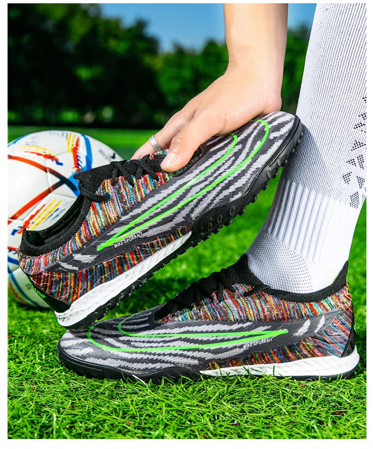Soccer Shoes For Men Original Outdoor Sports Training Football Boots TF/FG Kids