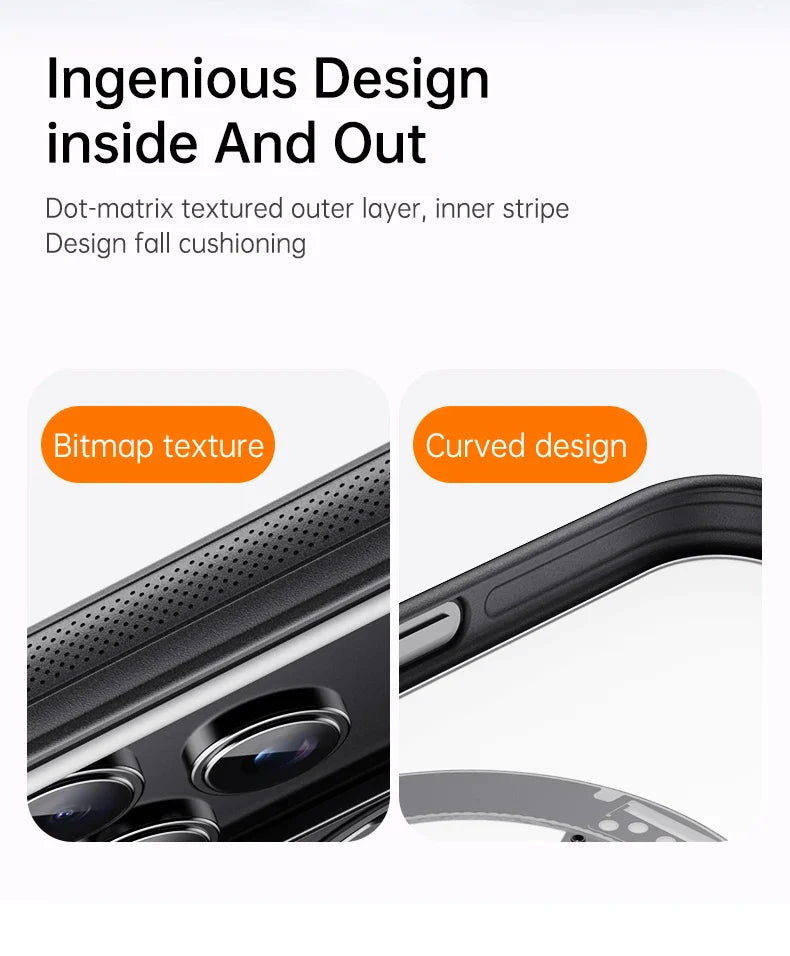 Magnetic 360 Degrees Rotating Ring Holder Case For iPhone 17 Pro Max / 17 Air