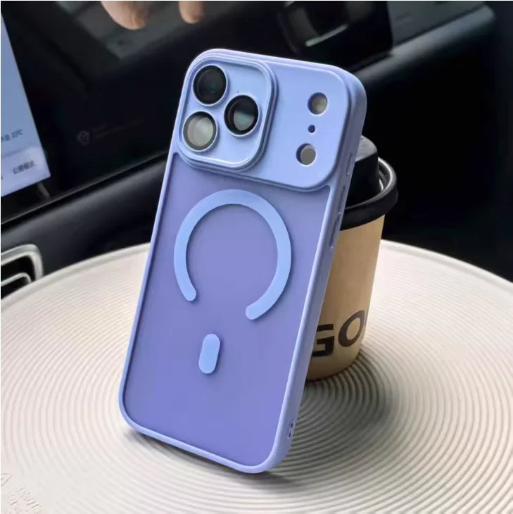 Original Matte Clear Lens Protect For Magsafe Phone Case For iPhone 17 17 Air 17Pro 17 Pro Max Magnetic Wireless Charge Cover