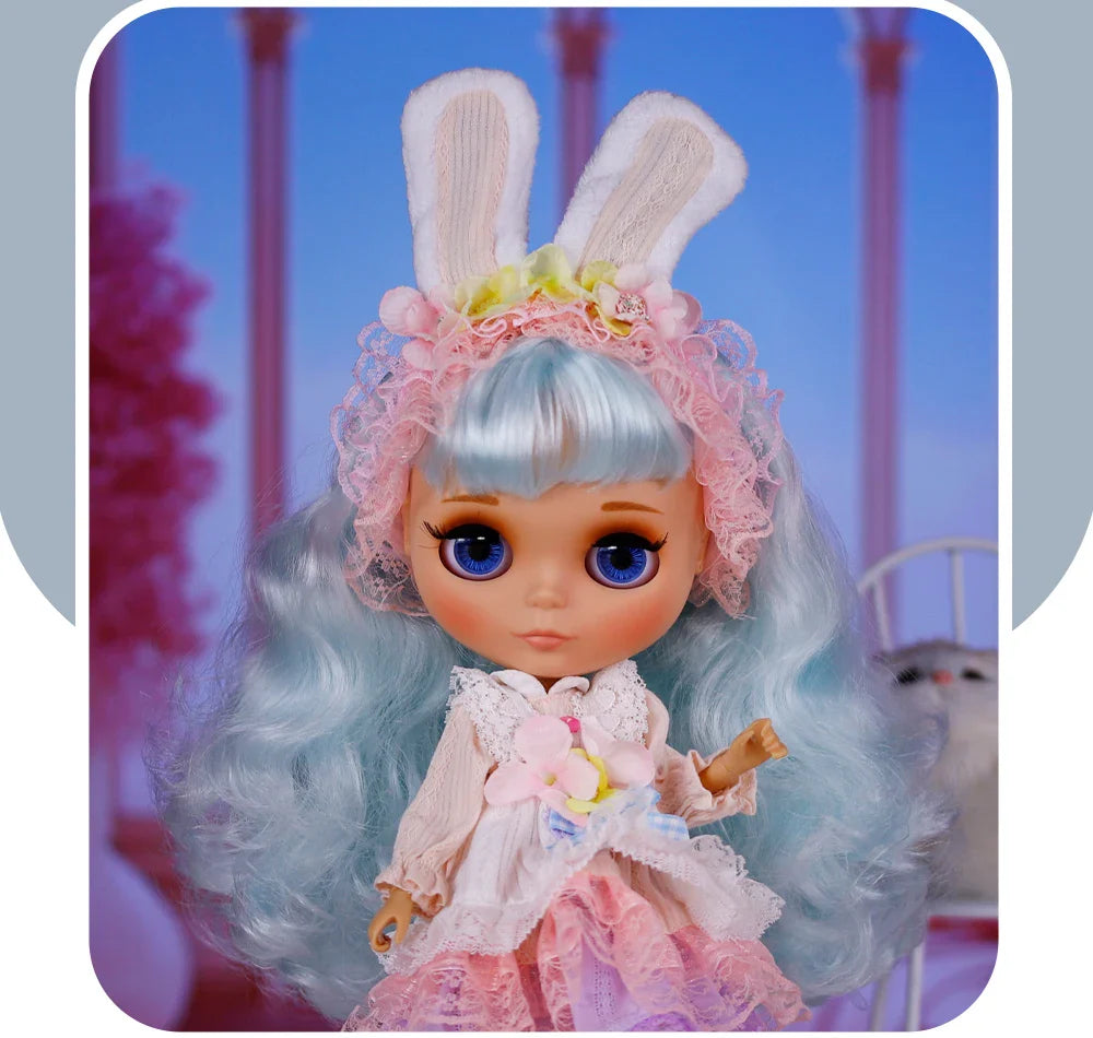 ICY DBS Blyth Doll Tan Skin Matte Face With Eyebrows Special Price 1/6 BJD JOINT body Neo Christmas Gift Anime