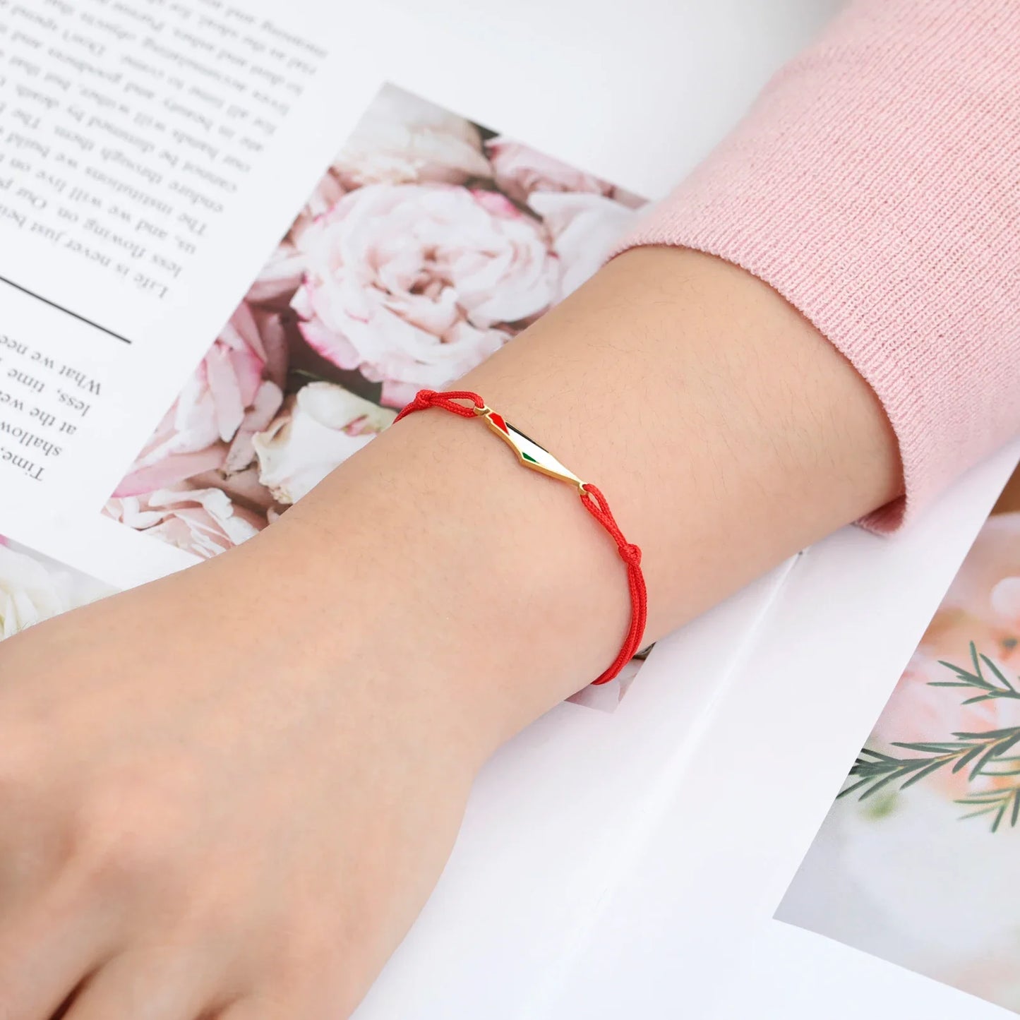 COOLTIME Palestine Map Charm Women Bracelets Stainless Steel Adjustable Double Layer Men Geography Bracelet jewelry Wholesale