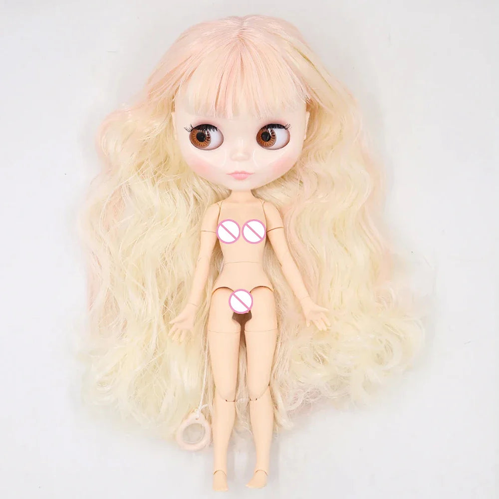 ICY DBS Blyth Doll 19 Joints Body 30CM Doll Matte/Glossy Face Doll with Extra Hands DIY Toy for Girls
