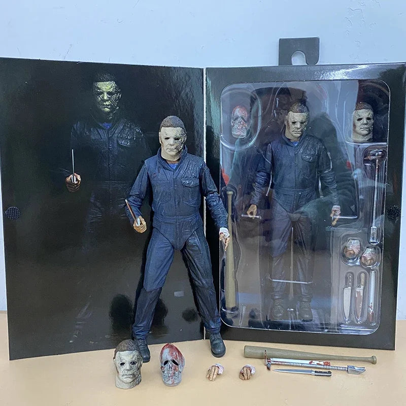 NECA Michael Myers Figure With LED Pumpkin Halloween Ultimate  Action Figure Toy Doll Decor Christmas Gift Halloween Horror Toy